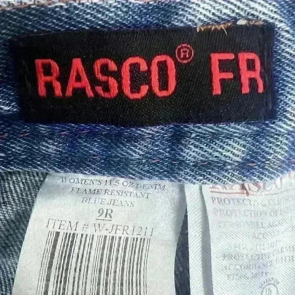 Rasco Cool Girl Flame Resistant Bootcut Jeans Size 9R 32X31.5 - HRC2 NFPA - Picture 13 of 16